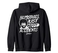 Bob Ross Happy Accidents Zip Hoodie