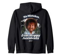 Bob Ross Happy Clouds Zip Hoodie