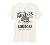 Bob Ross Happy Little Painters Club Premium T-Shirt