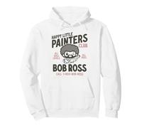 Bob Ross Happy Little Painters Club Pullover Hoodie