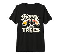 Bob Ross Happy Little Trees Premium T-Shirt