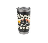 Bob Ross Happy Little Trees Stainless Steel Insulated Tumbler