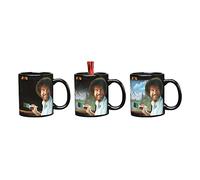 Bob Ross Heat Changing Mug - Ceramic 11 oz. - Painting Color Comes to Life when Hot Liquid is Added, Multicolor