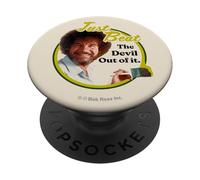 Bob Ross Just Beat The Devil Out of It PopSockets Adhesive PopGrip