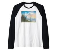 Bob Ross Landscape Signature Raglan Baseball Tee