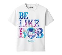 Bob Ross Men's Be Like Bob T-Shirt in White | Size: 5XL Bob Ross White 5XL