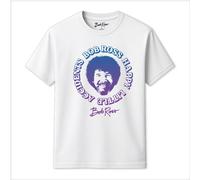 Bob Ross Men's Happy Little Accidents T-Shirt in White | Size: Medium Bob Ross White M