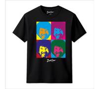Bob Ross Men's Pop Art T-Shirt in Black | Size: Medium Bob Ross Black M
