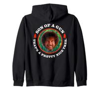 Bob Ross Son of a Gun Zip Hoodie