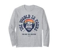 Bob Ross The World is Yours Long Sleeve T-Shirt