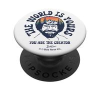 Bob Ross The World Is Yours PopSockets Adhesive PopGrip