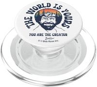 Bob Ross The World Is Yours PopSockets PopGrip for MagSafe
