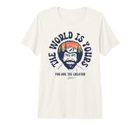 Bob Ross The World is Yours Premium T-Shirt