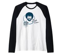 Bob Ross TV's Favorite Painter Raglan Baseball Tee