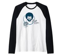 Bob Ross Tv'S Favourite Painter Raglan Baseball Tee