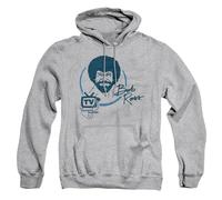 Bob Ross Tv'S Favourite Painter Unisex Hoodie, Athletic Heather, X-Large