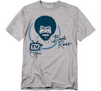 Bob Ross Tv'S Favourite Painter Unisex T Shirt, Athletic Heather, Small