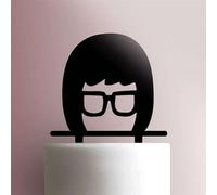 Bob?s Burgers ? Tina Belcher- Acrylic Cake Topper 7 Inch Width/Orange