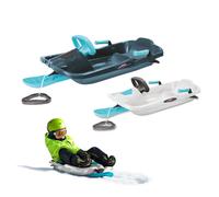Bob Snow Skipper 1 Seat With Steering Wheel And Monoski White Blue Petrol - Toy