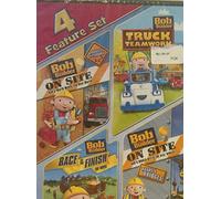 Bob the Builder 4 Feature Set DVD (On Site Houses & Playgrounds/ Truck Teamwork/ Race To The Finish/ On Site: Roads & Bridges)