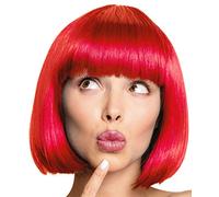 Bob Wig Wig Cabaret Pageboy Charleston Wigs for Carnival/Fancy Dress & Motto Party - 13 COLOURS (Red)