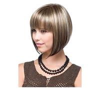 Bob Wigs Human Hair Ombre Brown Honey Blonde Short Ombre Blonde Brown Bob Wigs for Daily Party Use