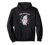 Boba And Beyond Astronaut Funny Space Bubble Tea Lover Pullover Hoodie