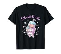 Boba and Beyond Astronaut Funny Space Bubble Tea Lover T-Shirt