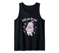 Boba and Beyond Astronaut Funny Space Bubble Tea Lover Tank Top