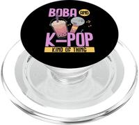 Boba And K-Pop Kind Of Thing K-Pop Korean Pop Music PopSockets PopGrip for MagSafe