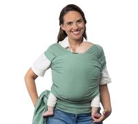 Boba Baby Wrap Carrier - Original Baby Sling Carrier for Newborns (7-35 lbs), Soft, Secure, Hands-Free & Ergonomic, Ideal for Comfortable Bonding, New Parents (Sage Green)