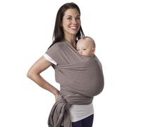 Boba Baby Wrap Carrier - Original Baby Sling Carrier for Newborns (7-35 lbs), Soft, Secure, Hands-Free & Ergonomic, Ideal for Comfortable Bonding, New Parents (Grey)