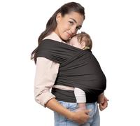 Boba Baby Wrap Carrier - Original Baby Sling Carrier for Newborns (7-35 lbs), Soft, Secure, Hands-Free & Ergonomic, Ideal for Comfortable Bonding, New Parents (Organic Dark Grey)