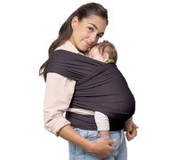 Boba Baby Wrap Carrier - Original Baby Sling Carrier for Newborns (7-35 lbs), Soft, Secure, Hands-Free & Ergonomic, Ideal for Comfortable Bonding, New Parents (Serenity Charcoal)