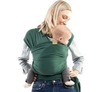 Boba Baby Wrap Carrier - Original Baby Sling Carrier for Newborns (7-35 lbs), Soft, Secure, Hands-Free & Ergonomic, Ideal for Comfortable Bonding, New Parents (Serenity Rainforest)