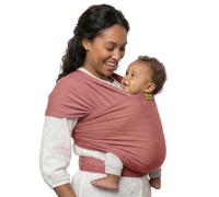 Boba Baby Wrap Carrier - Stretch Cotton Newborn Sling, Dusty Pink