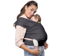 Boba Baby Wrap Carrier - Stretch Organic Cotton Newborn Sling, Dark Grey