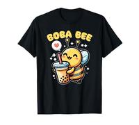 Boba Bee Bubble Tea Pun Kawaii Bee T-Shirt