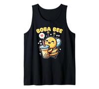 Boba Bee Bubble Tea Pun Kawaii Bee Tank Top