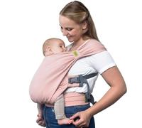 Boba Bliss Baby Carrier Newborn to Toddler (7-35 lbs) - Light & Breathable Toddler Carrier - Certified Hip-Healthy, Adjustable Straps for All Parents, Hybrid, Soft & Stretchy 0-18 Months (Bloom)