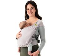 Boba Bliss Baby Carrier Newborn to Toddler (7-35 lbs) - Light & Breathable Toddler Carrier - Certified Hip-Healthy, Adjustable Straps for All Parents, Hybrid, Soft & Stretchy 0-18 Months (Grey)