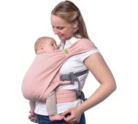 Boba Bliss Pre-Wrapped Baby Wrap Carrier, Newborn Sling, Bloom