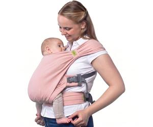 Boba Bliss Pre-Wrapped Baby Wrap Carrier, Newborn Sling, Bloom