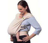 Boba Bliss Pre-Wrapped Baby Wrap Carrier, Newborn Sling, Organic Stone