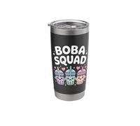 Boba Bubble Tea Lover Boba Squad Bubble Tea Enthusiast Stainless Steel Insulated Tumbler