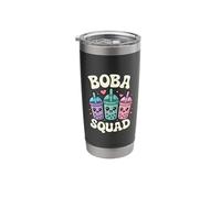 Boba Bubble Tea Lover Boba Squad Bubble Tea Enthusiast Stainless Steel Insulated Tumbler