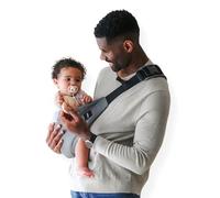 Boba Buddy Toddler Carrier Sling - 100% Cotton Baby Sling Carrier Toddler, Ergonomic with Adjustable Straps, Safety Buckle and Roomy Seat, Includes Matching Carry Bag (9-48 Months/18-44 lbs) - Grey