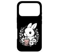 Boba Bunny Drinking Boba Tea - Cute Rabbit Kawaii Case for iPhone 17 Pro