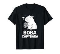 Boba Capybara Cute Animal Lovers Design T-Shirt