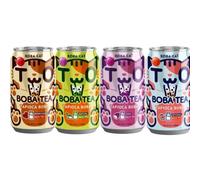 Boba Cat Taiwanese Tapioca Boba Instant Bubble Milk Tea Canned Drinks 315ml (Assorted 4 Flavours)